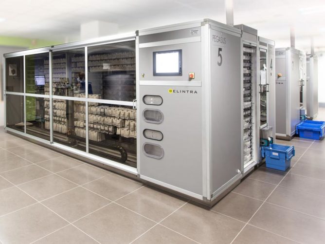 Protezione macchina settore farmaceutico